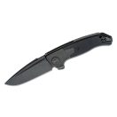 WE KNIFE Press Check Drop Point Allblack zsebkés - WEK20078B1