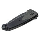 WE KNIFE Press Check Drop Point Allblack zsebkés - WEK20078B1