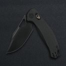 KUNWU Django Carbon Fiber Elmax AllBlack zsebkés - X707F