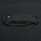 KUNWU Django Carbon Fiber Elmax AllBlack zsebkés - X707F