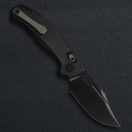 KUNWU Django Carbon Fiber Elmax AllBlack zsebkés - X707F