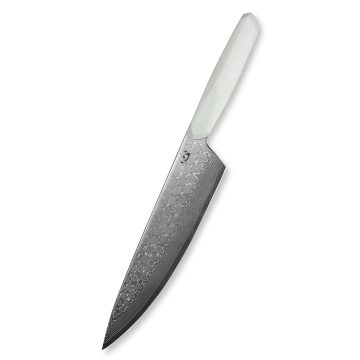 XIN XinCore Chef Knife Damascus White konyhakés