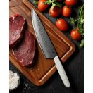 XIN XinCore Chef Knife Damascus White konyhakés