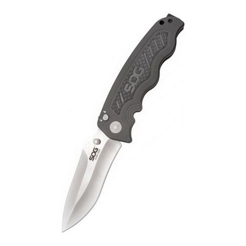 SOG Zoom S30V - Carbon Fiber rugós zsebkés - ZM1018-BX