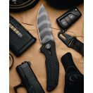 ZERO TOLERANCE 0308BLKTS KVT Framelock Striped zsebkés