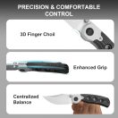 KIZER Pioneer L.F Nitro-V Aluminium Micarta zsebkés - ZX-FK03A3