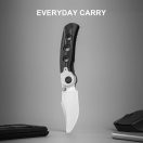 KIZER Pioneer L.F Nitro-V Aluminium Micarta zsebkés - ZX-FK03A3