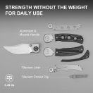 KIZER Pioneer L.F Nitro-V Aluminium Micarta zsebkés - ZX-FK03A3